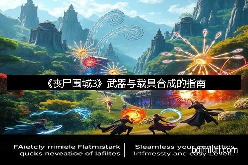 《丧尸围城3》武器与载具合成的指南